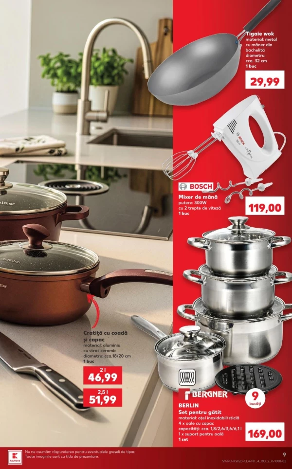 Catalog Kaufland - Catalogul cu reduceri NonFood, pagina 9: reduceri și oferte 08 - 14 iulie 2026