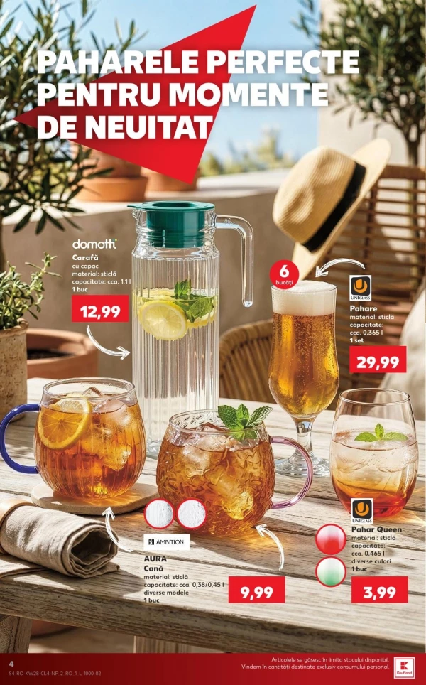 Catalog Kaufland - Catalogul cu reduceri NonFood, pagina 4: reduceri și oferte 08 - 14 iulie 2026