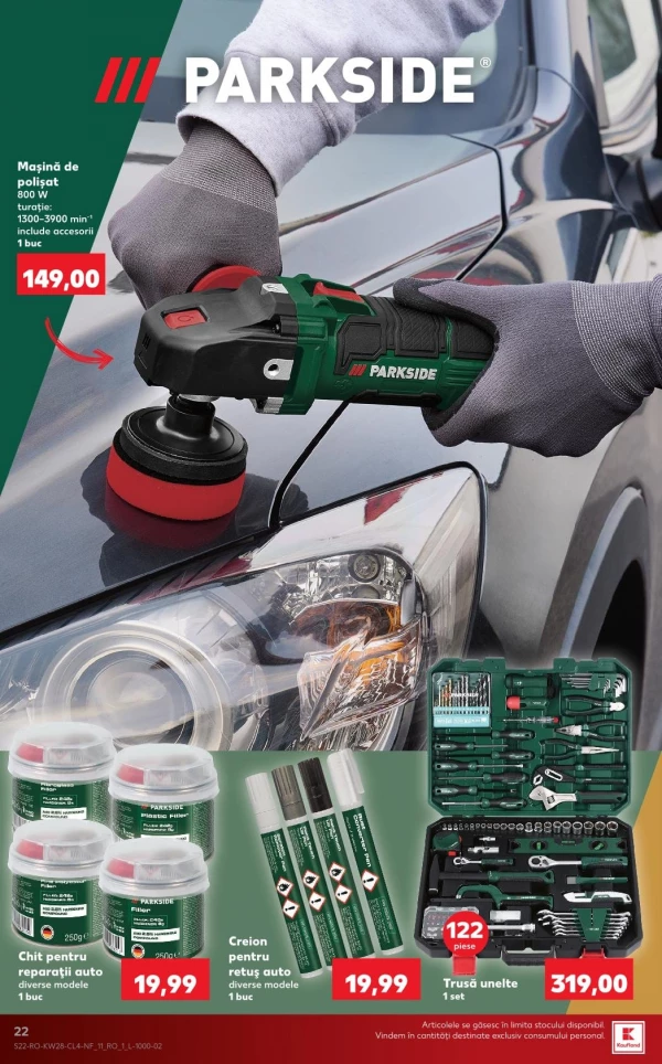 Catalog Kaufland - Catalogul cu reduceri NonFood, pagina 22: reduceri și oferte 08 - 14 iulie 2026