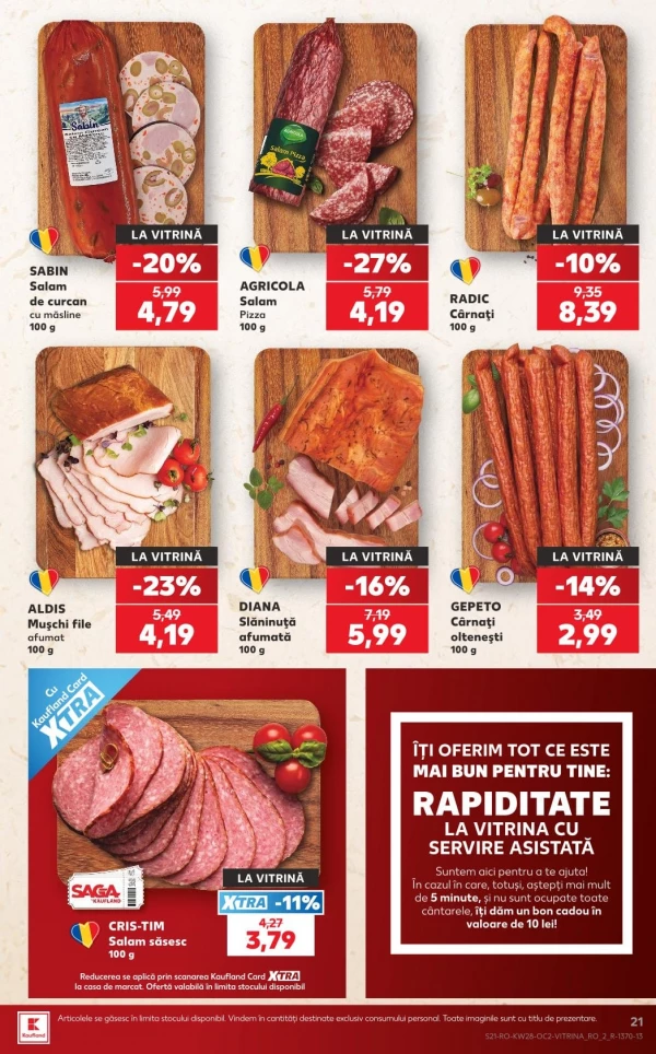Catalog Kaufland - Catalogul cu reduceri, pagina 21: reduceri și oferte 08 - 14 iulie 2026