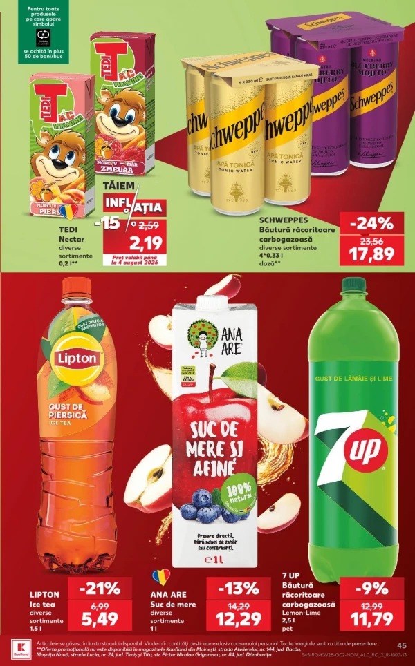 Catalog Kaufland - Catalogul cu reduceri, pagina 45: reduceri și oferte 08 - 14 iulie 2026