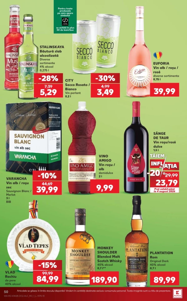 Catalog Kaufland - Catalogul cu reduceri, pagina 50: reduceri și oferte 08 - 14 iulie 2026