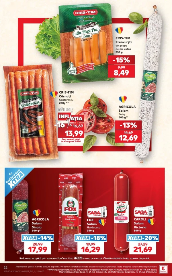 Catalog Kaufland - Catalogul cu reduceri, pagina 22: reduceri și oferte 08 - 14 iulie 2026