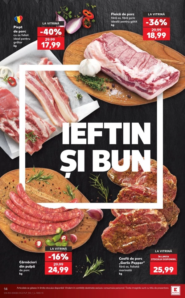 Catalog Kaufland - Catalogul cu reduceri, pagina 14: reduceri și oferte 08 - 14 iulie 2026