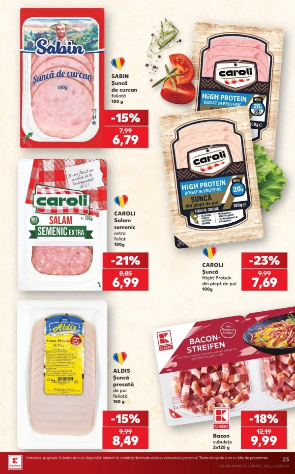 Catalog Kaufland - Catalogul cu reduceri, pagina 23: reduceri și oferte 08 - 14 iulie 2026
