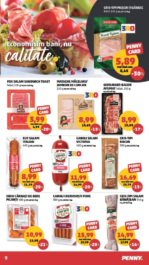 Catalog Penny - Catalogul cu reduceri, pagina 9: reduceri și oferte 08 - 14 iulie 2026