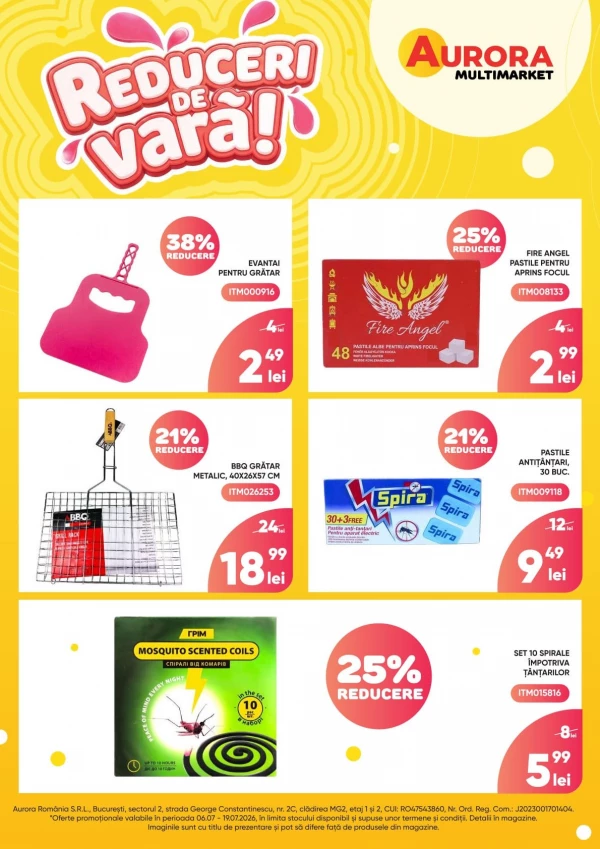 Catalog Aurora Multimarket - Catalogul cu reduceri, pagina 4: reduceri și oferte 06 - 19 iulie 2026