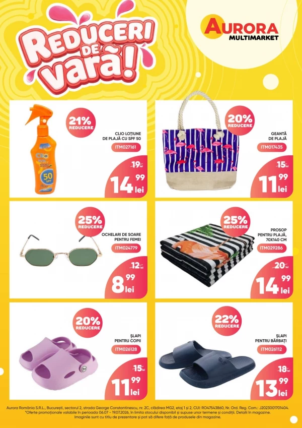 Catalog Aurora Multimarket - Catalogul cu reduceri, pagina 2: reduceri și oferte 06 - 19 iulie 2026