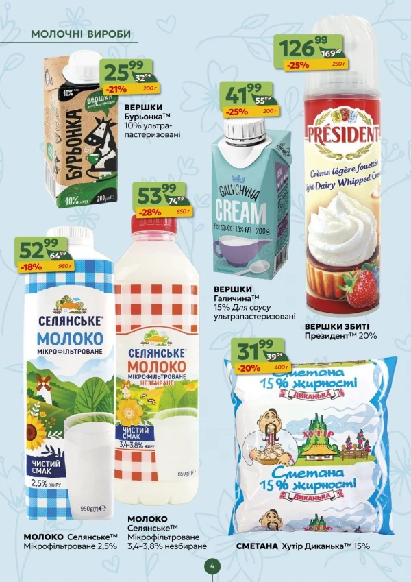 Каталог Близенько - Каталог знижок, сторінка 4: знижки та акції 06 - 12 липня 2026