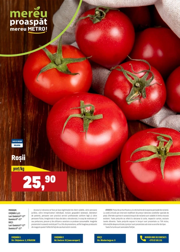 Catalog Metro - Oferte săptămânale la produse proaspete, pagina 4: reduceri și oferte 09 - 15 iulie 2026