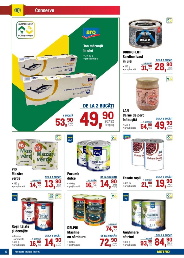 Catalog Metro - Catalogul cu reduceri, pagina 6: reduceri și oferte 09 - 22 iulie 2026