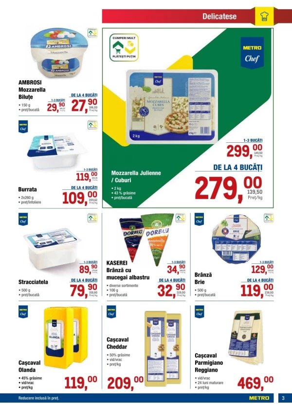 Catalog Metro - Catalogul cu reduceri, pagina 3: reduceri și oferte 09 - 22 iulie 2026
