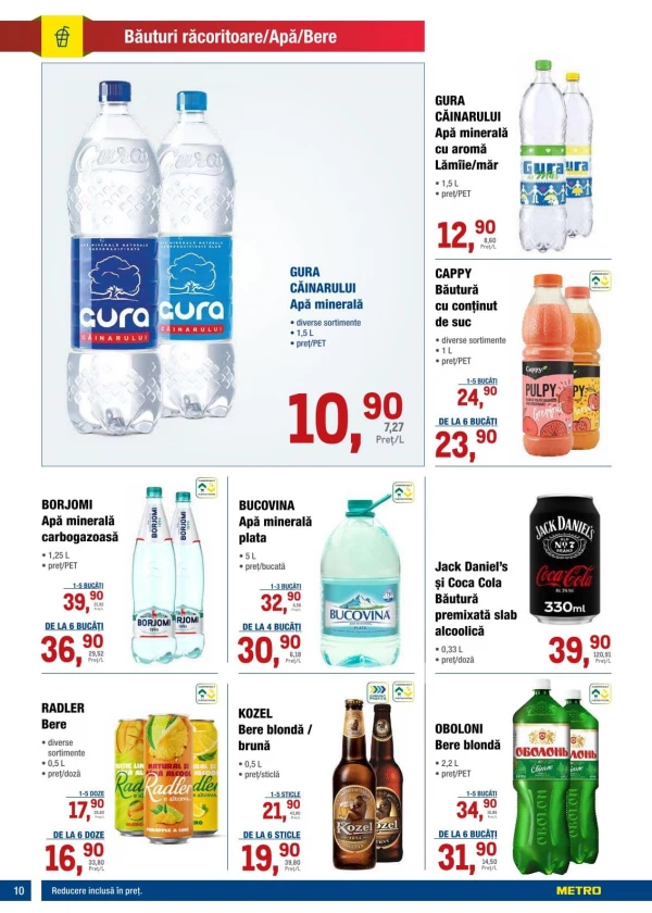 Catalog Metro - Catalogul cu reduceri, pagina 10: reduceri și oferte 09 - 22 iulie 2026