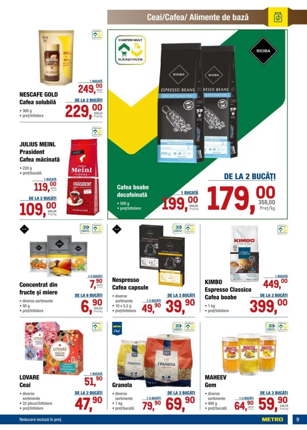 Catalog Metro - Catalogul cu reduceri, pagina 9: reduceri și oferte 09 - 22 iulie 2026