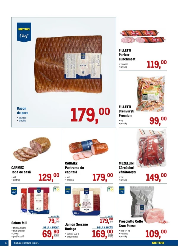 Catalog Metro - Catalogul cu reduceri, pagina 4: reduceri și oferte 09 - 22 iulie 2026