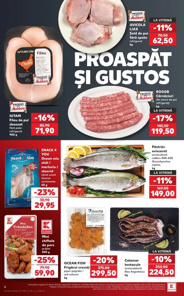 Catalog Kaufland - Catalogul cu reduceri, pagina 4: reduceri și oferte 09 - 15 iulie 2026