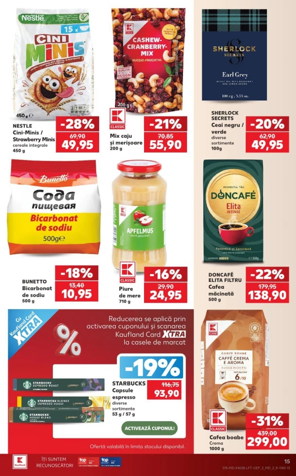 Catalog Kaufland - Catalogul cu reduceri, pagina 15: reduceri și oferte 09 - 15 iulie 2026
