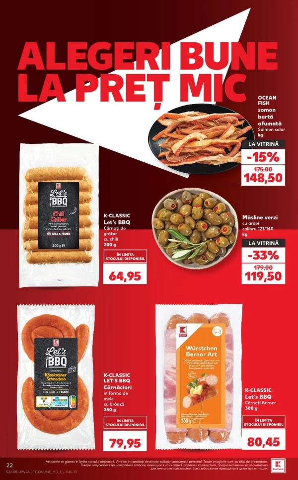 Catalog Kaufland - Catalogul cu reduceri, pagina 22: reduceri și oferte 09 - 15 iulie 2026