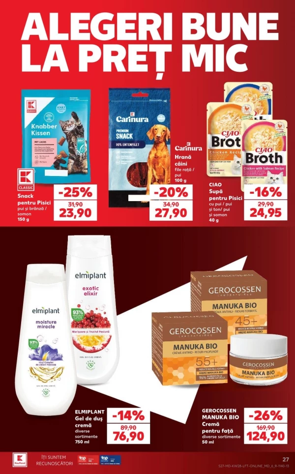 Catalog Kaufland - Catalogul cu reduceri, pagina 27: reduceri și oferte 09 - 15 iulie 2026