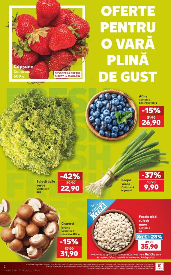 Catalog Kaufland - Catalogul cu reduceri, pagina 2: reduceri și oferte 09 - 15 iulie 2026