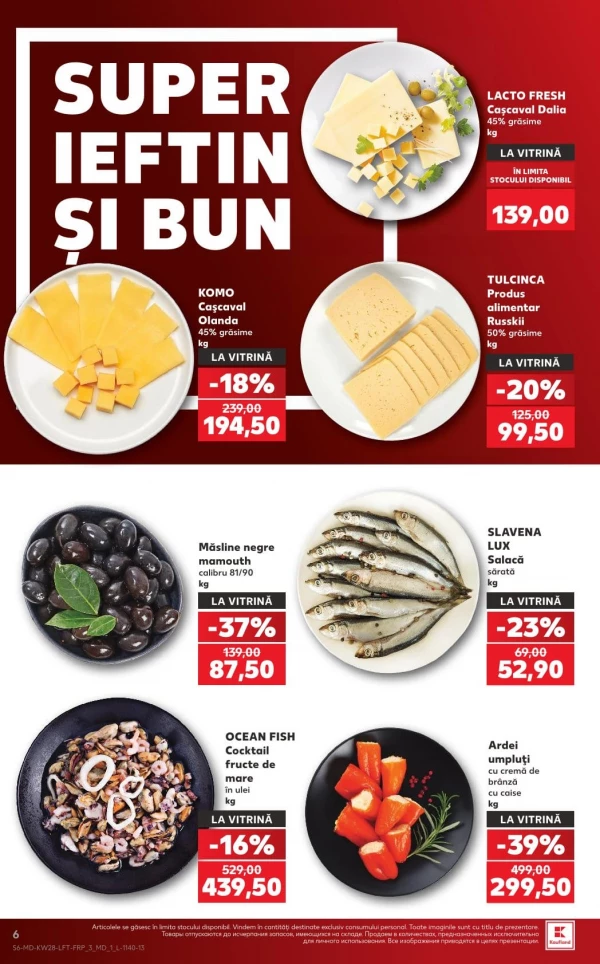 Catalog Kaufland - Catalogul cu reduceri, pagina 6: reduceri și oferte 09 - 15 iulie 2026