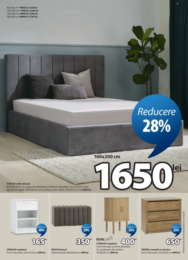 Catalog JYSK - Catalogul cu reduceri, pagina 9: reduceri și oferte 09 - 25 iulie 2026