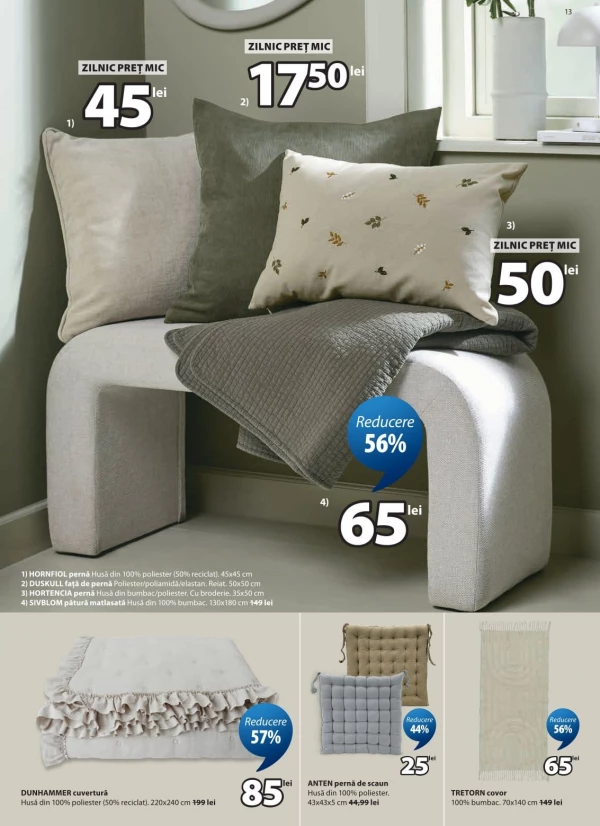 Catalog JYSK - Catalogul cu reduceri, pagina 13: reduceri și oferte 09 - 25 iulie 2026