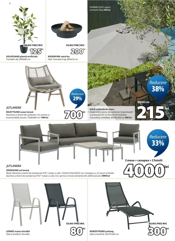 Catalog JYSK - Catalogul cu reduceri, pagina 4: reduceri și oferte 09 - 25 iulie 2026