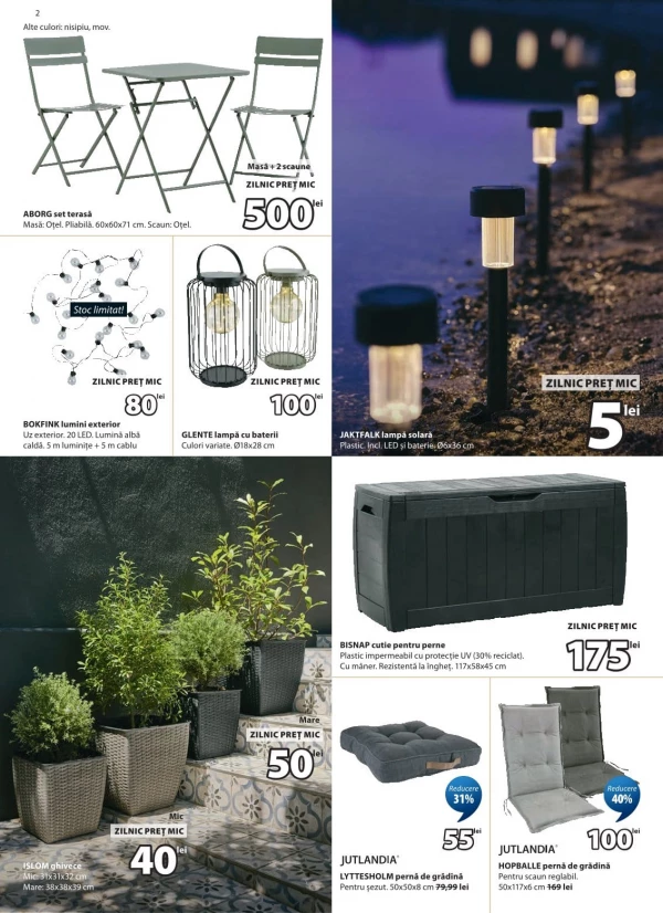 Catalog JYSK - Catalogul cu reduceri, pagina 2: reduceri și oferte 09 - 25 iulie 2026