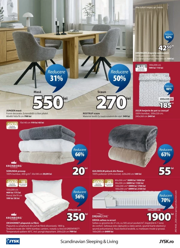 Catalog JYSK - Catalogul cu reduceri, pagina 16: reduceri și oferte 09 - 25 iulie 2026