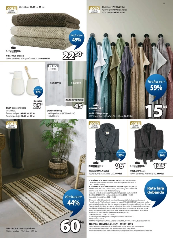 Catalog JYSK - Catalogul cu reduceri, pagina 15: reduceri și oferte 09 - 25 iulie 2026