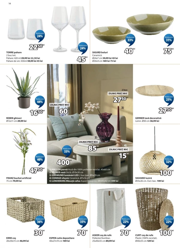 Catalog JYSK - Catalogul cu reduceri, pagina 14: reduceri și oferte 09 - 25 iulie 2026