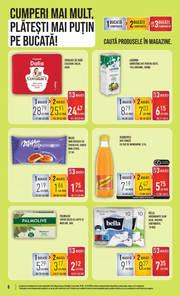 Catalog Mega Image - Catalogul cu reduceri, pagina 6: reduceri și oferte 09 - 15 iulie 2026