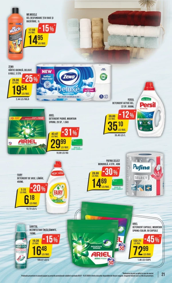 Catalog Mega Image - Catalogul cu reduceri, pagina 21: reduceri și oferte 09 - 15 iulie 2026