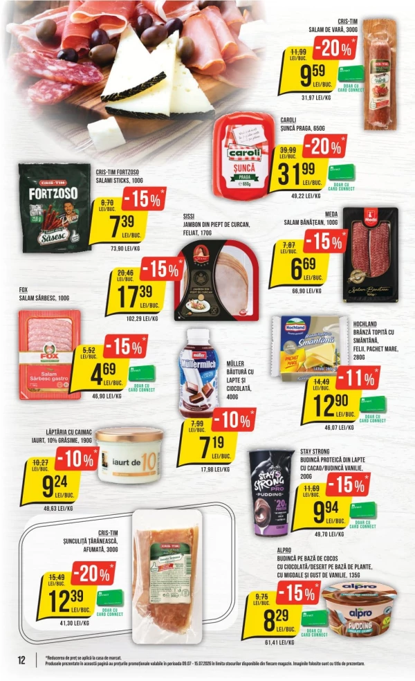 Catalog Mega Image - Catalogul cu reduceri, pagina 12: reduceri și oferte 09 - 15 iulie 2026