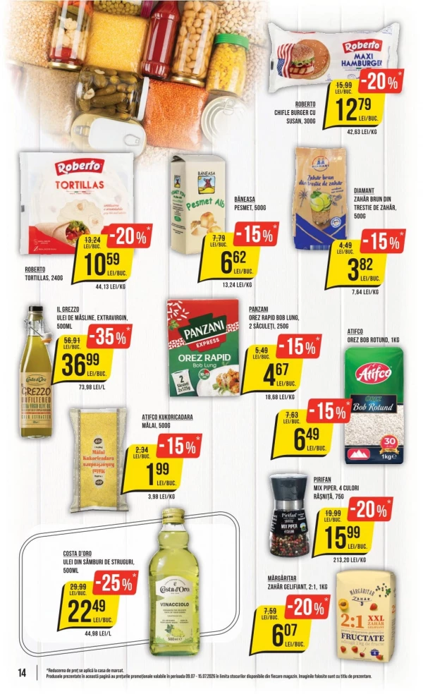 Catalog Mega Image - Catalogul cu reduceri, pagina 14: reduceri și oferte 09 - 15 iulie 2026