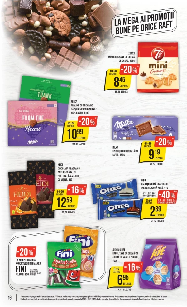 Catalog Mega Image - Catalogul cu reduceri, pagina 16: reduceri și oferte 09 - 15 iulie 2026