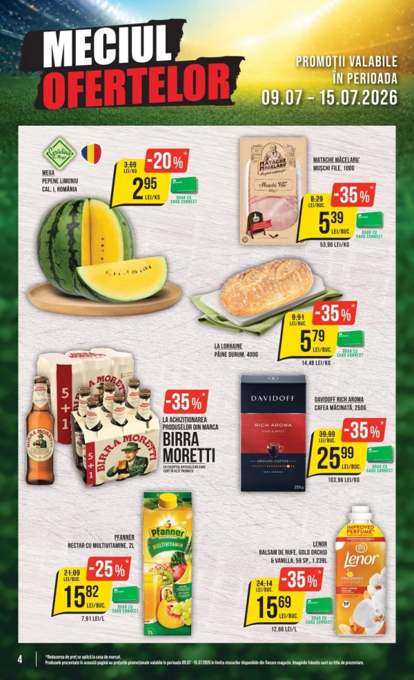 Catalog Mega Image - Catalogul cu reduceri, pagina 4: reduceri și oferte 09 - 15 iulie 2026