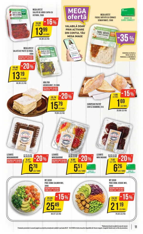 Catalog Mega Image - Catalogul cu reduceri, pagina 11: reduceri și oferte 09 - 15 iulie 2026