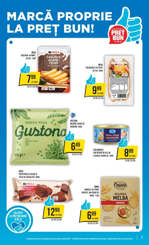 Catalog Mega Image - Catalogul cu reduceri, pagina 7: reduceri și oferte 09 - 15 iulie 2026