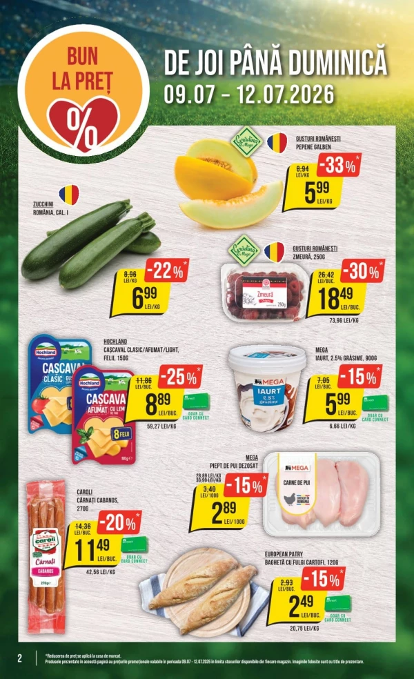 Catalog Mega Image - Catalogul cu reduceri, pagina 2: reduceri și oferte 09 - 15 iulie 2026