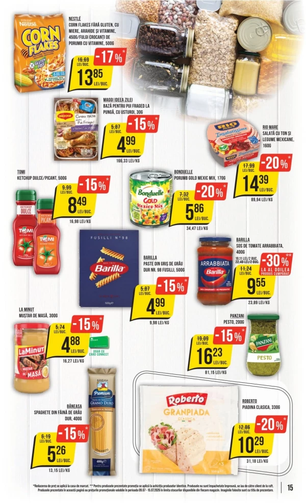 Catalog Mega Image - Catalogul cu reduceri, pagina 15: reduceri și oferte 09 - 15 iulie 2026
