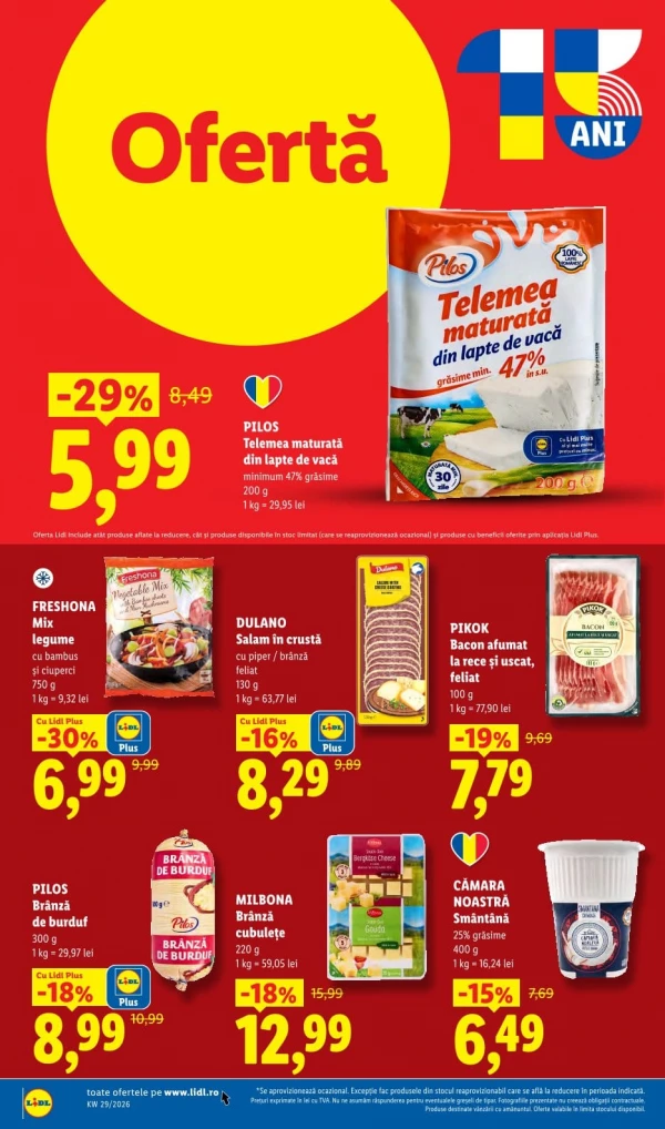 Catalog Lidl - Catalogul cu reduceri, pagina 12: reduceri și oferte 13 - 19 iulie 2026