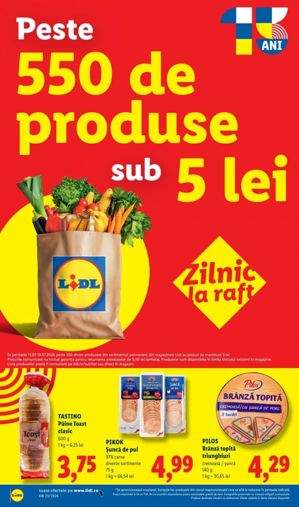 Catalog Lidl - Catalogul cu reduceri, pagina 4: reduceri și oferte 13 - 19 iulie 2026