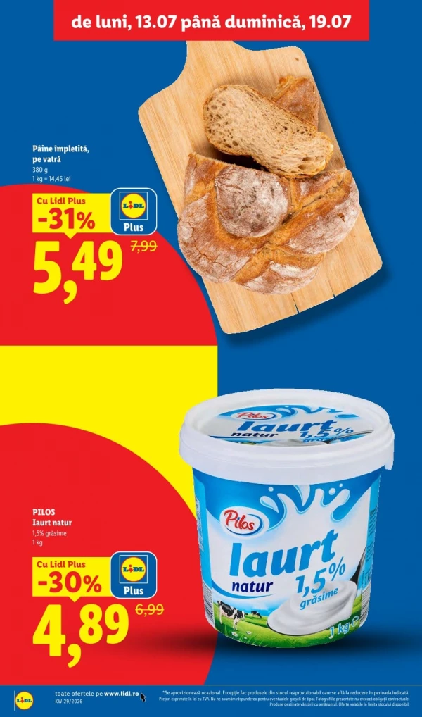 Catalog Lidl - Catalogul cu reduceri, pagina 2: reduceri și oferte 13 - 19 iulie 2026