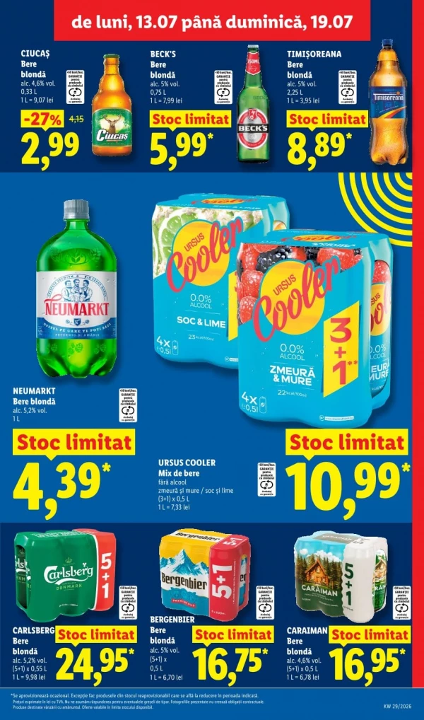 Catalog Lidl - Catalogul cu reduceri, pagina 19: reduceri și oferte 13 - 19 iulie 2026