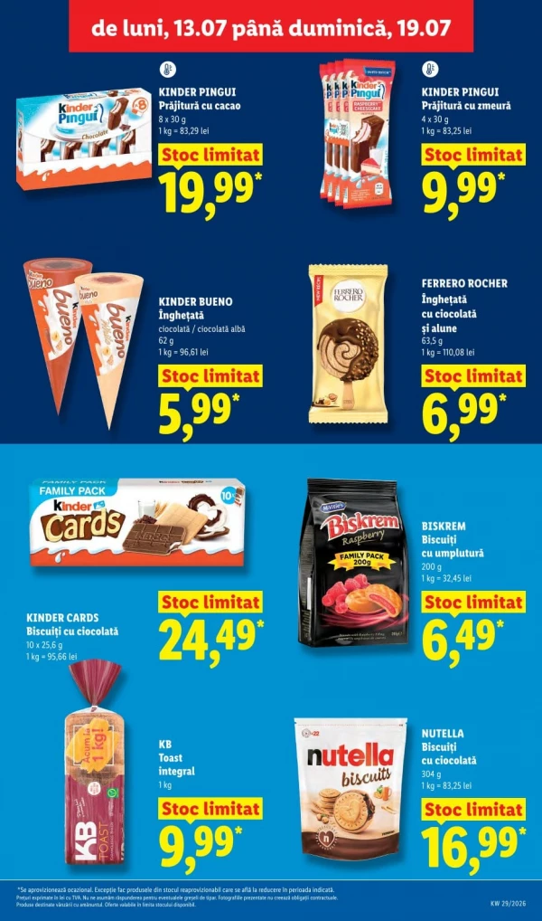 Catalog Lidl - Catalogul cu reduceri, pagina 29: reduceri și oferte 13 - 19 iulie 2026
