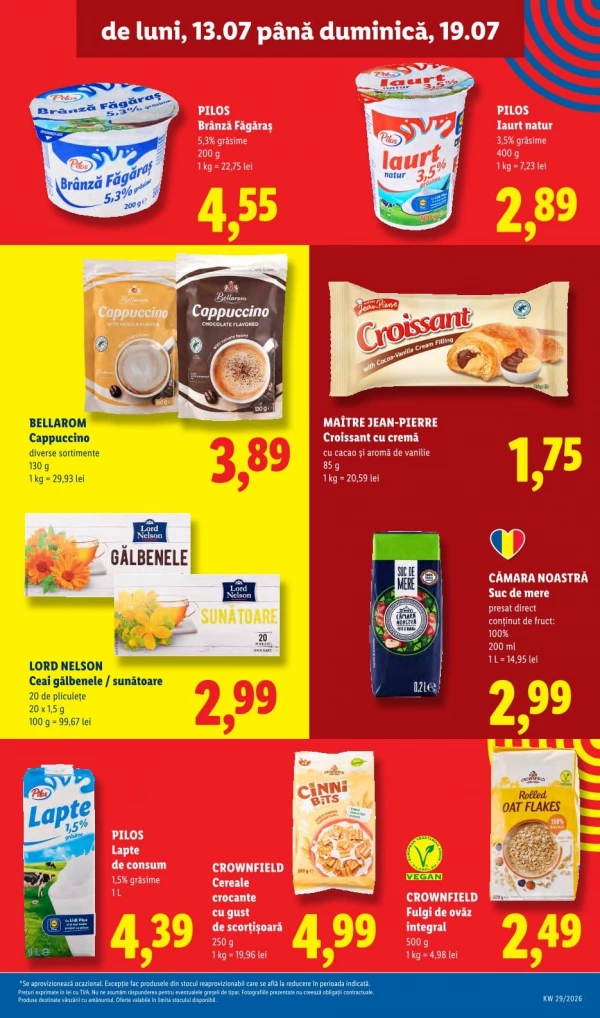 Catalog Lidl - Catalogul cu reduceri, pagina 5: reduceri și oferte 13 - 19 iulie 2026
