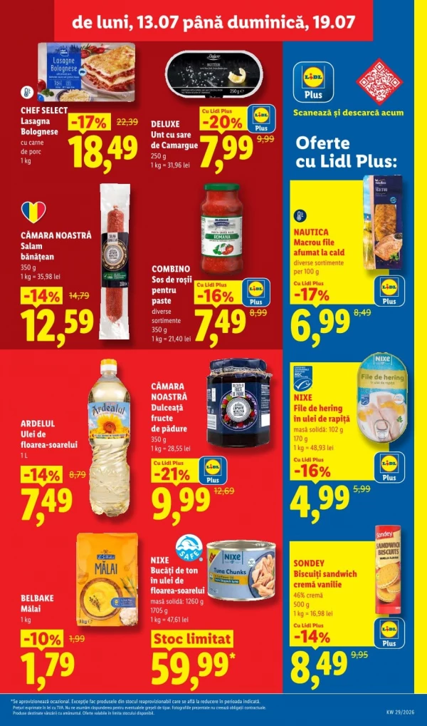 Catalog Lidl - Catalogul cu reduceri, pagina 13: reduceri și oferte 13 - 19 iulie 2026