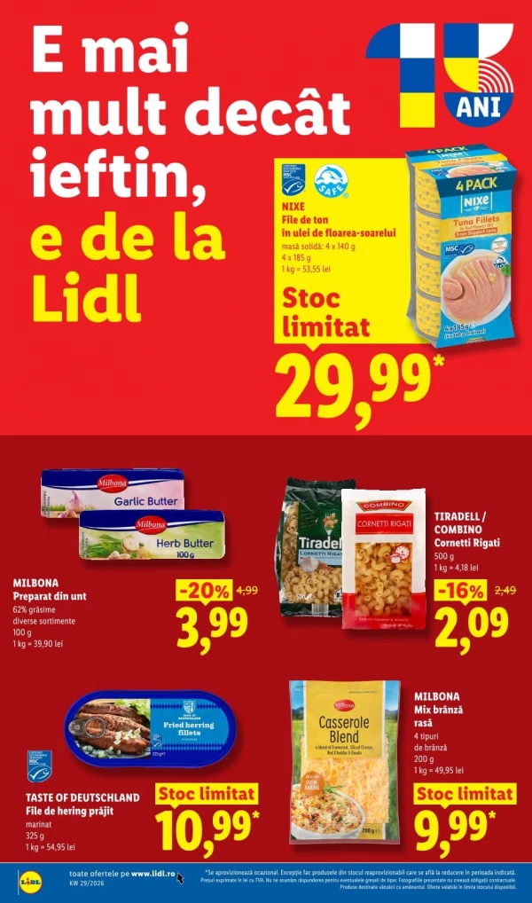 Catalog Lidl - Catalogul cu reduceri, pagina 14: reduceri și oferte 13 - 19 iulie 2026